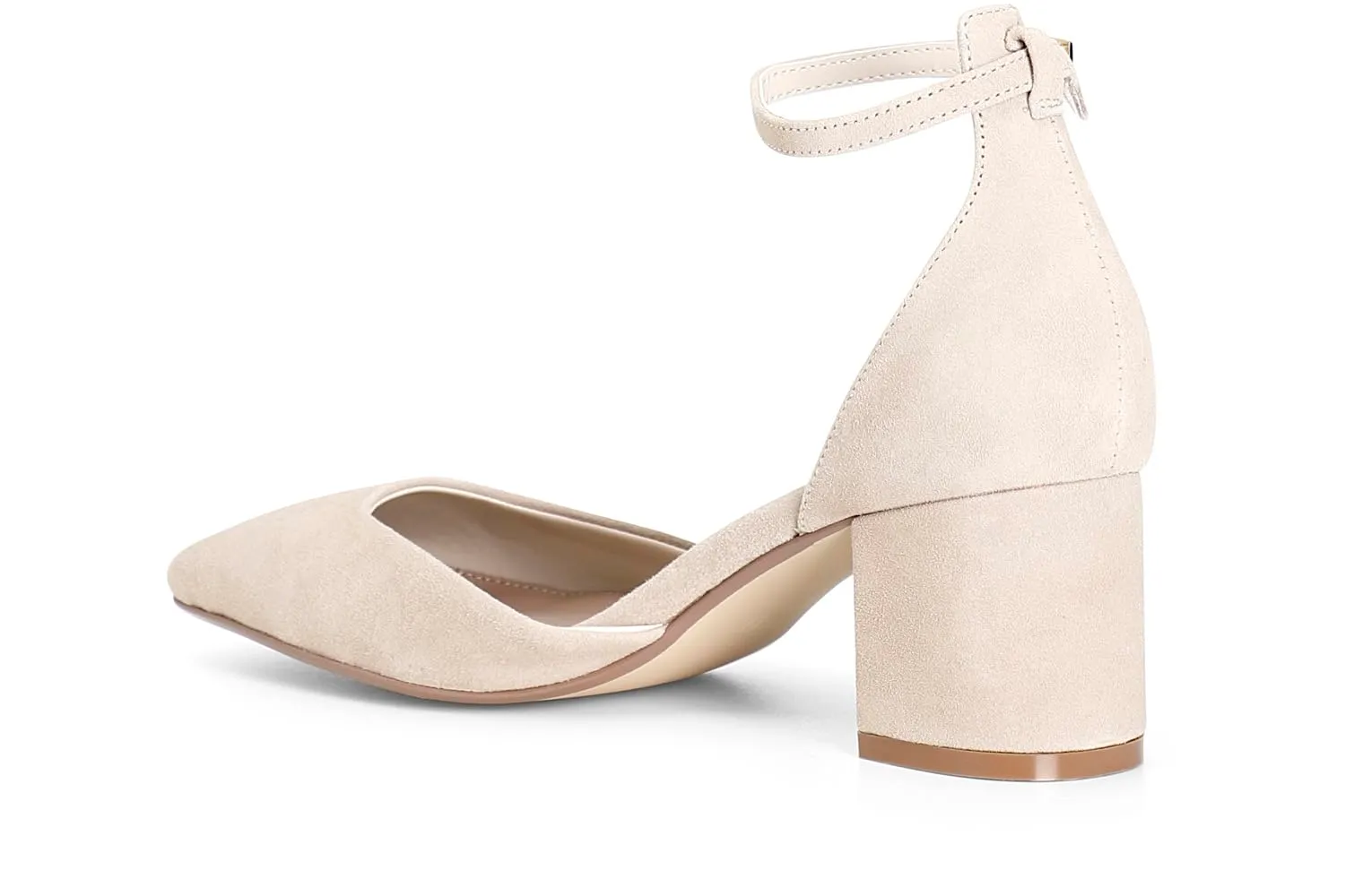 CafèNoir Décolleté camoscio beige 38 tacco 5,8 cm