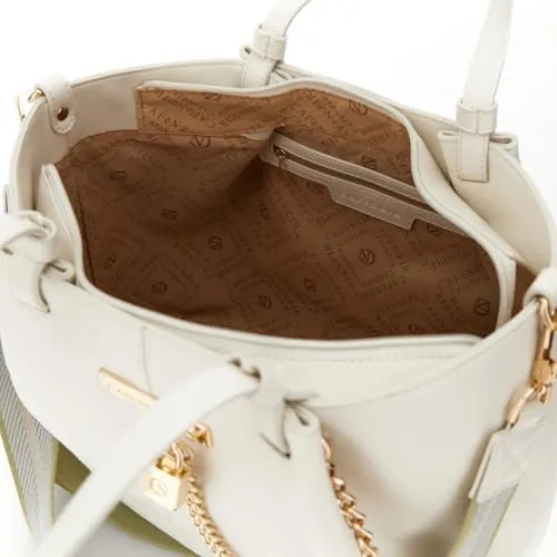 CafèNoir Shopping Bag Donna Avorio Catena Lucchetto