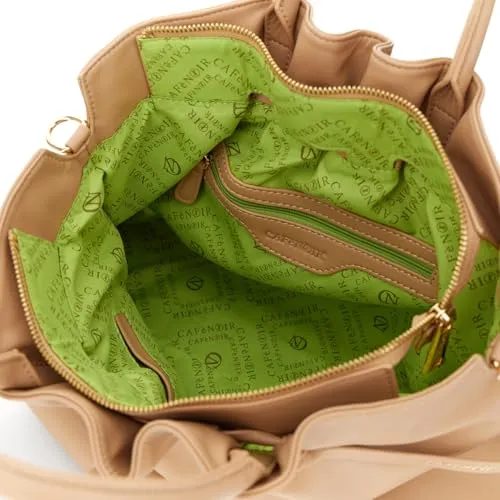 CafèNoir Borsa Grande Morbida Pieghe Effetto Nappa