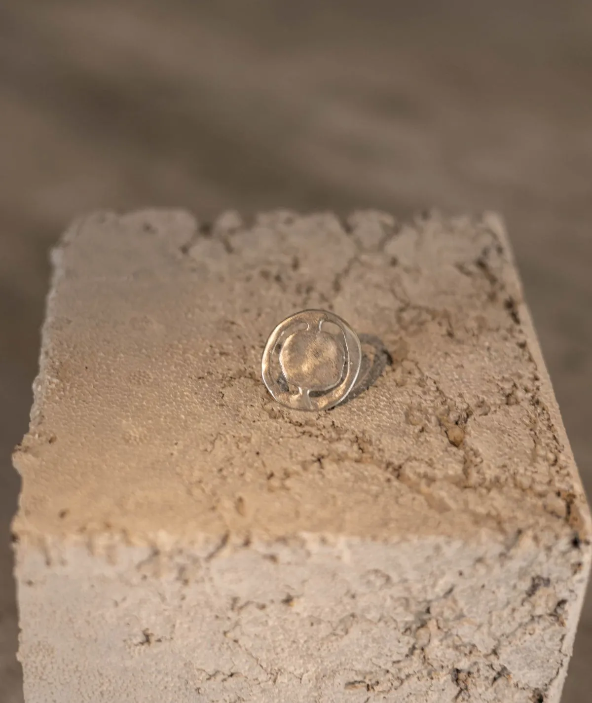 Figus Polo anello argento regolabile etrusco