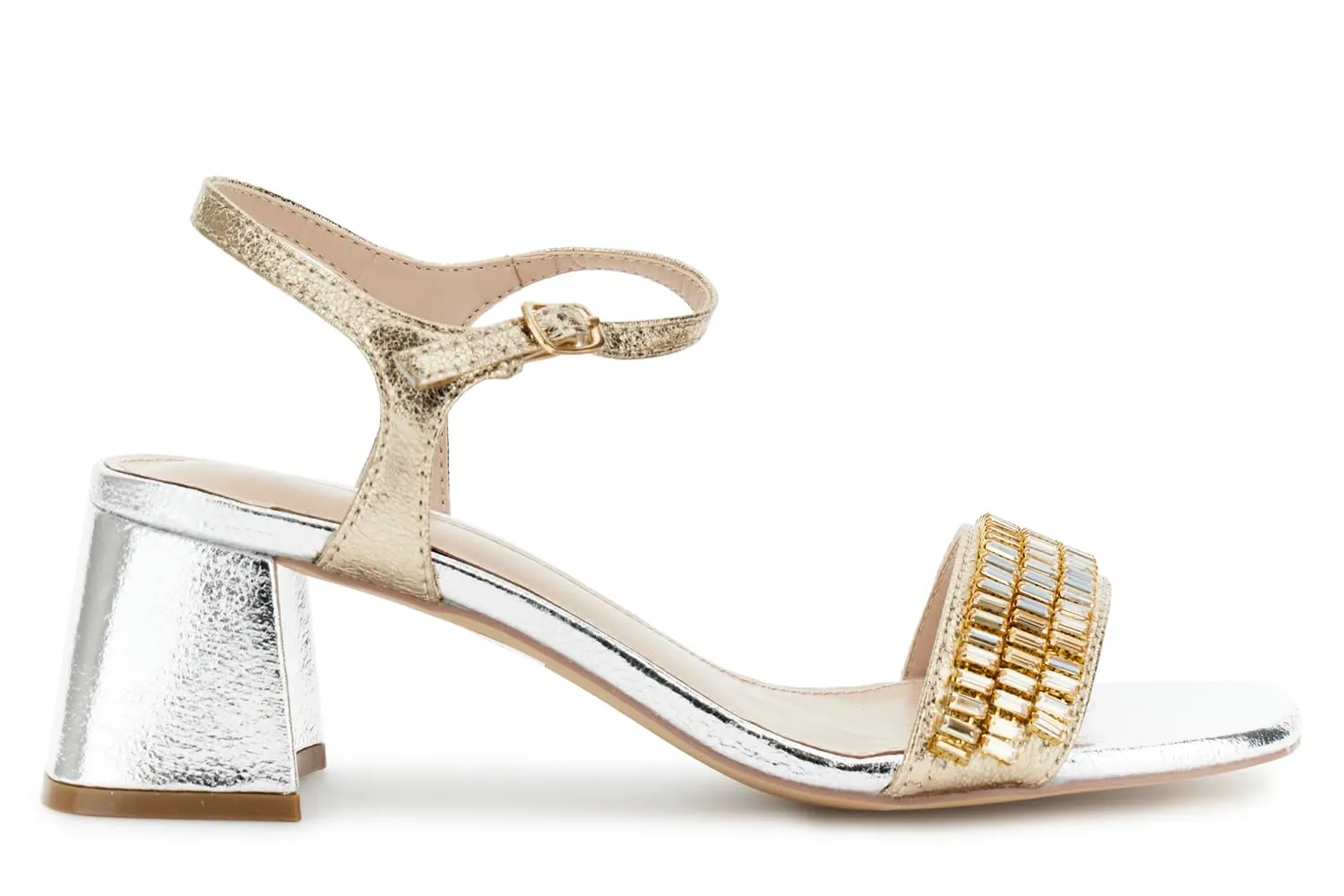 CafèNoir Gilda Sandali Donna Strass Taglia 39 Tacco 6 cm