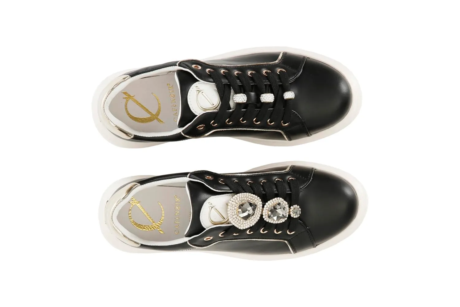 CafèNoir sneakers donna pelle bianco bordeaux 39 EU