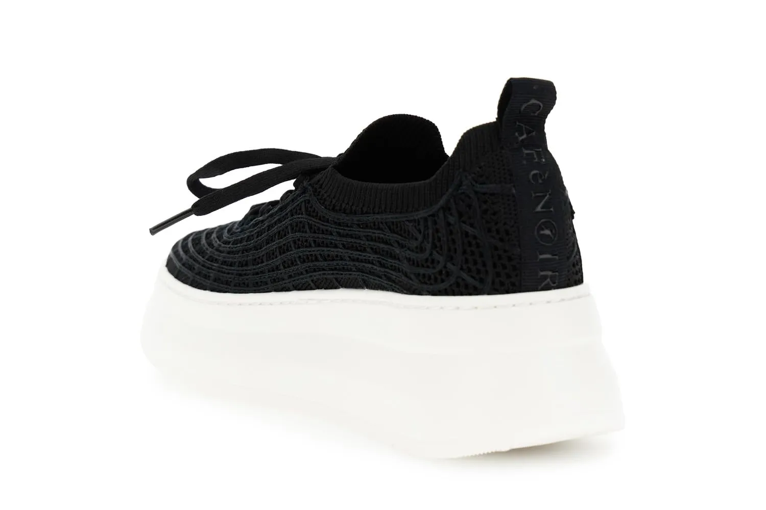 CafèNoir Sneakers Slip-on con Lacci Donna Nera 39 EU