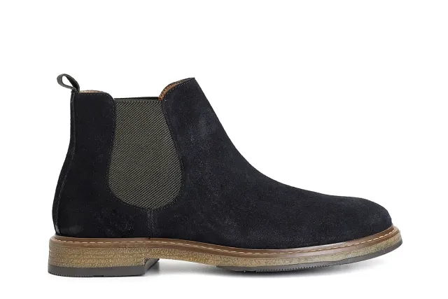 CafèNoir Beatles Uomo Camoscio Navy Elastici