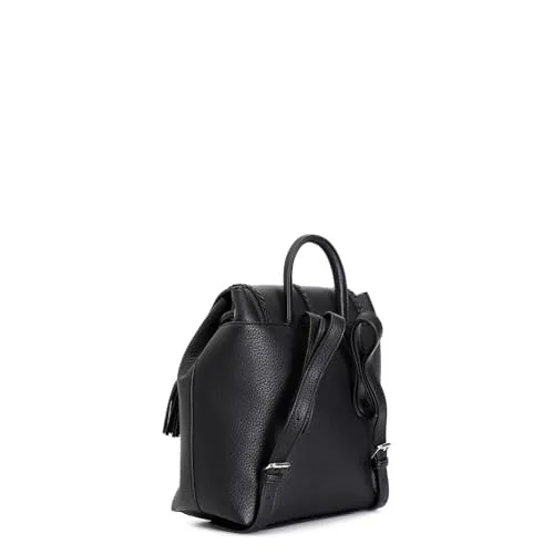 CafèNoir Zaino Trecce Nappe Donna Nero Morbido