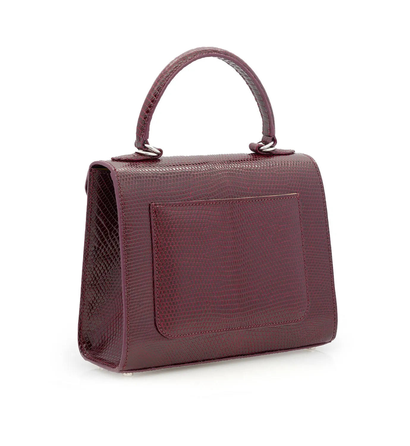 Cardinal Milano First Lady borsa lucertola bordeaux