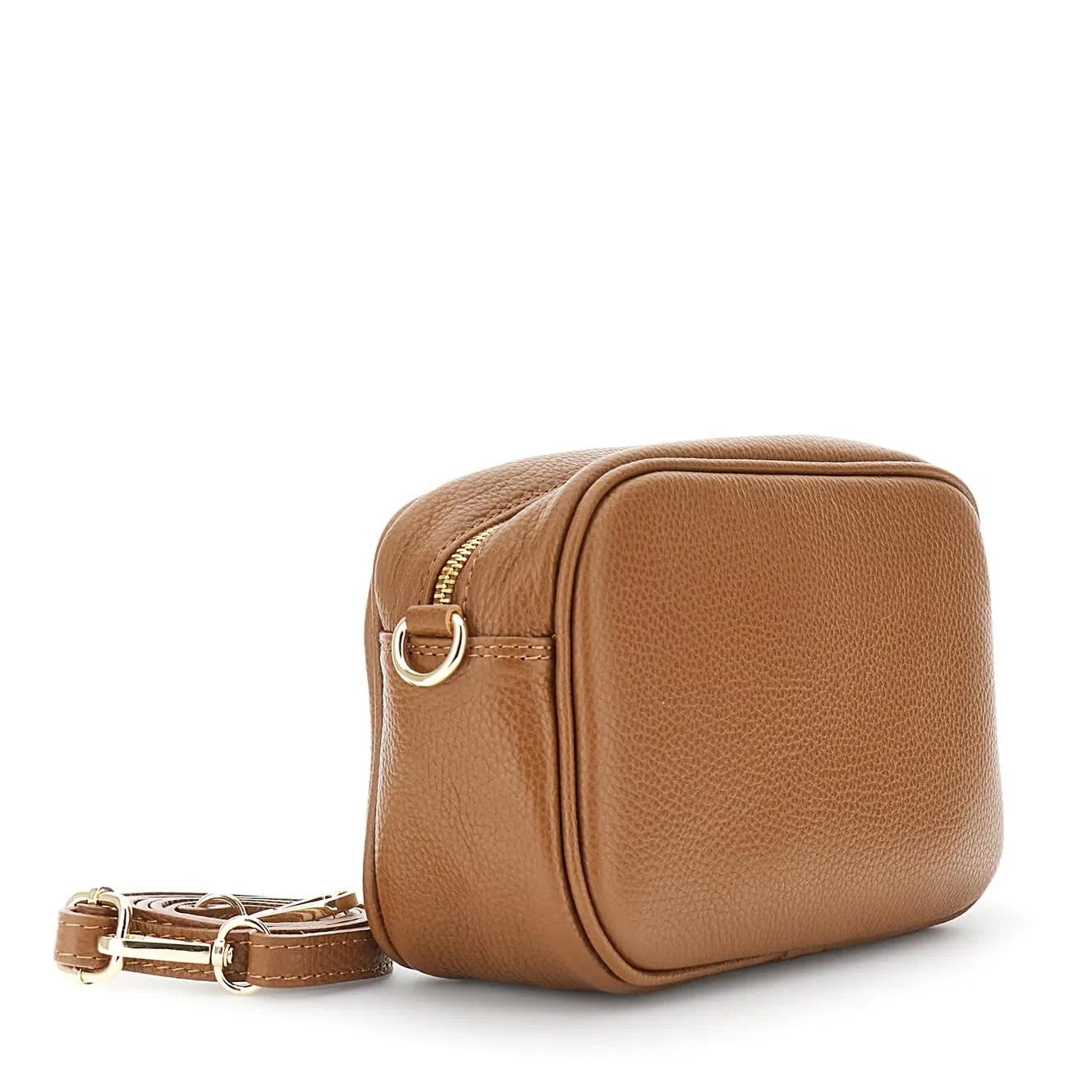CafèNoir Camera Bag Donna Cuoio Pelle Martellata Nappina