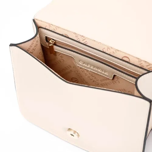CafèNoir Logo Rilievo Minibag Panna Catena