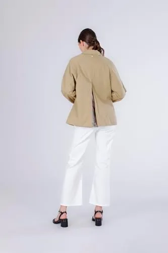 CafèNoir Trench Corto Raglan giacchetta donna 38 biscotto