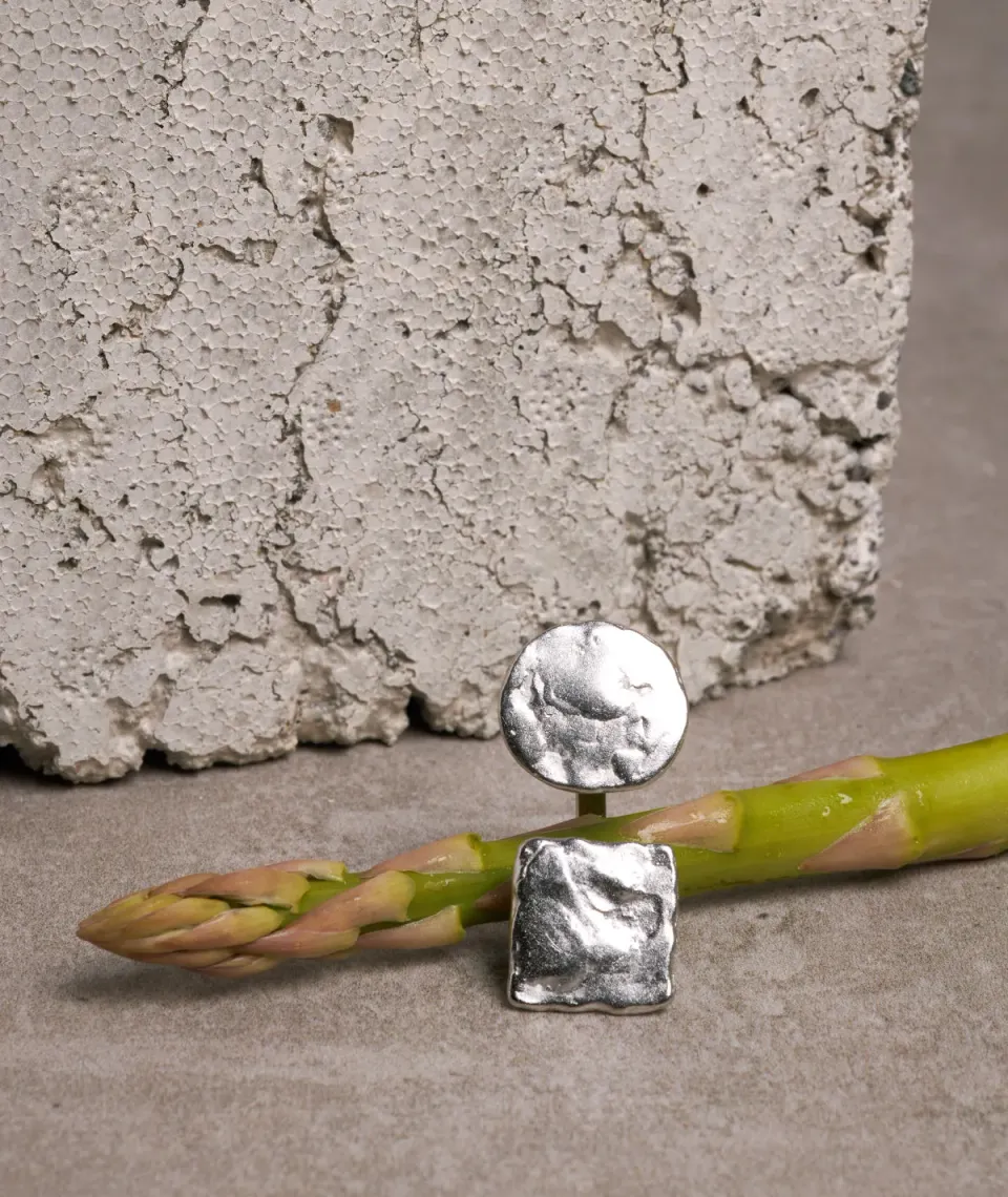 Figus Miami Silver anello argento regolabile