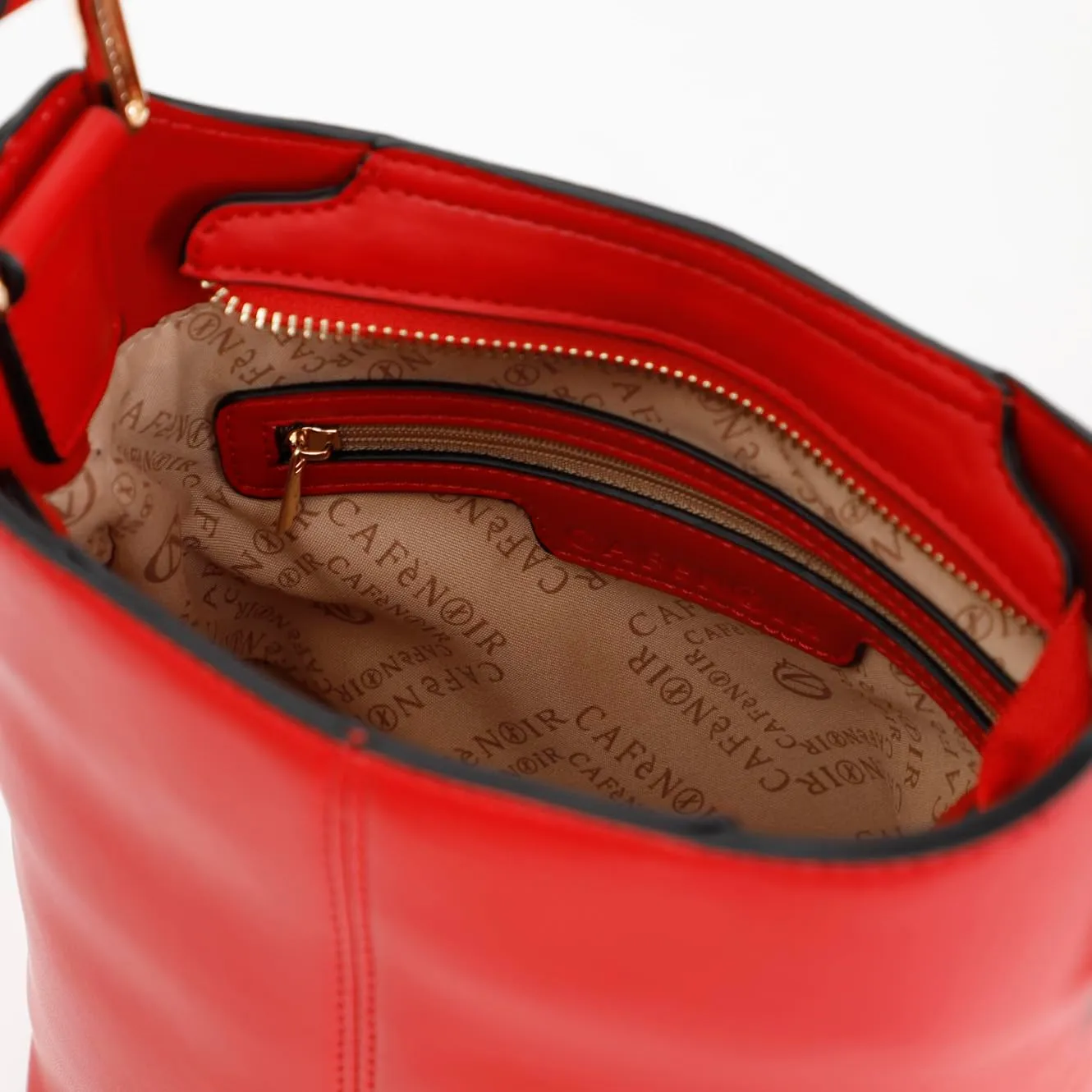 CafèNoir Secchiello Maxi Anello Bauletto Rosso