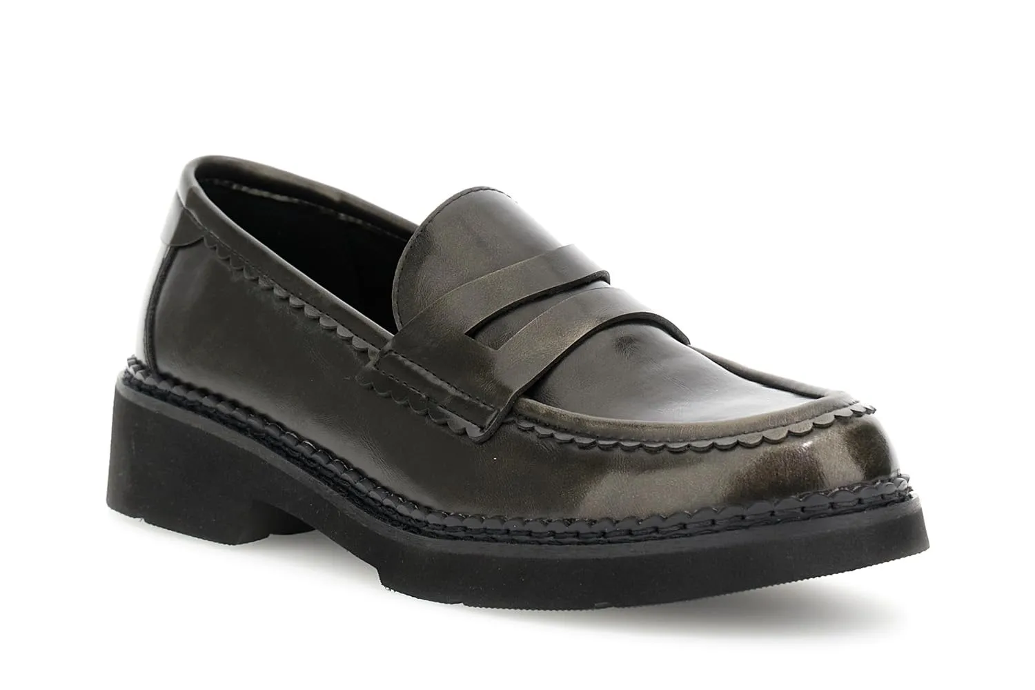 CafèNoir Mocassini Donna Antracite 39 Tacco 3,5