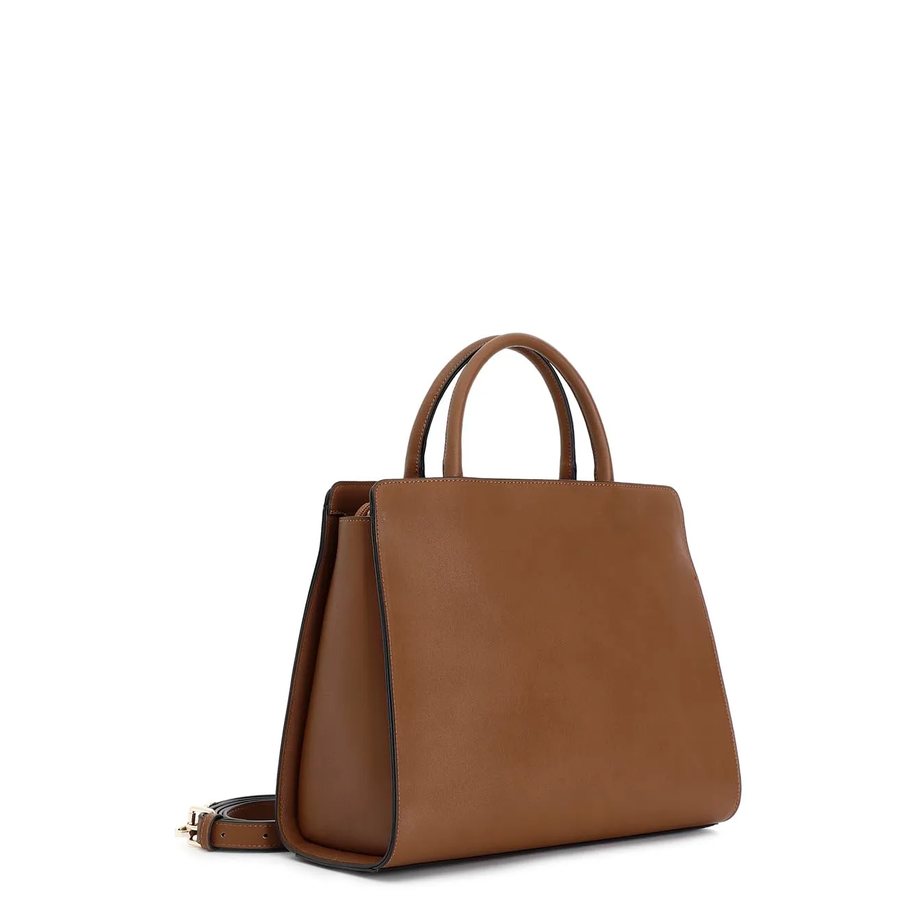 CafèNoir Tote Maculata Marrone Borsa Lucchetto Logato