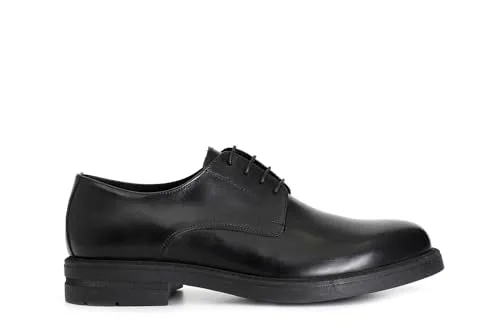 CafèNoir Derby Uomo Pelle Nera Stringata