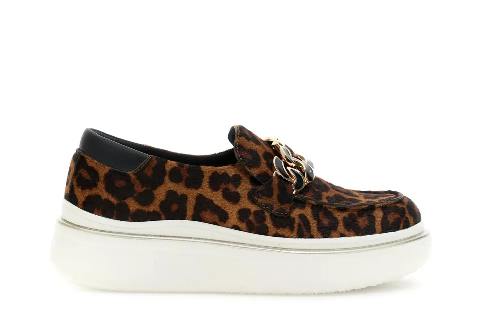 CafèNoir Mocassini Donna Pelle Maculato 39 EU Platform