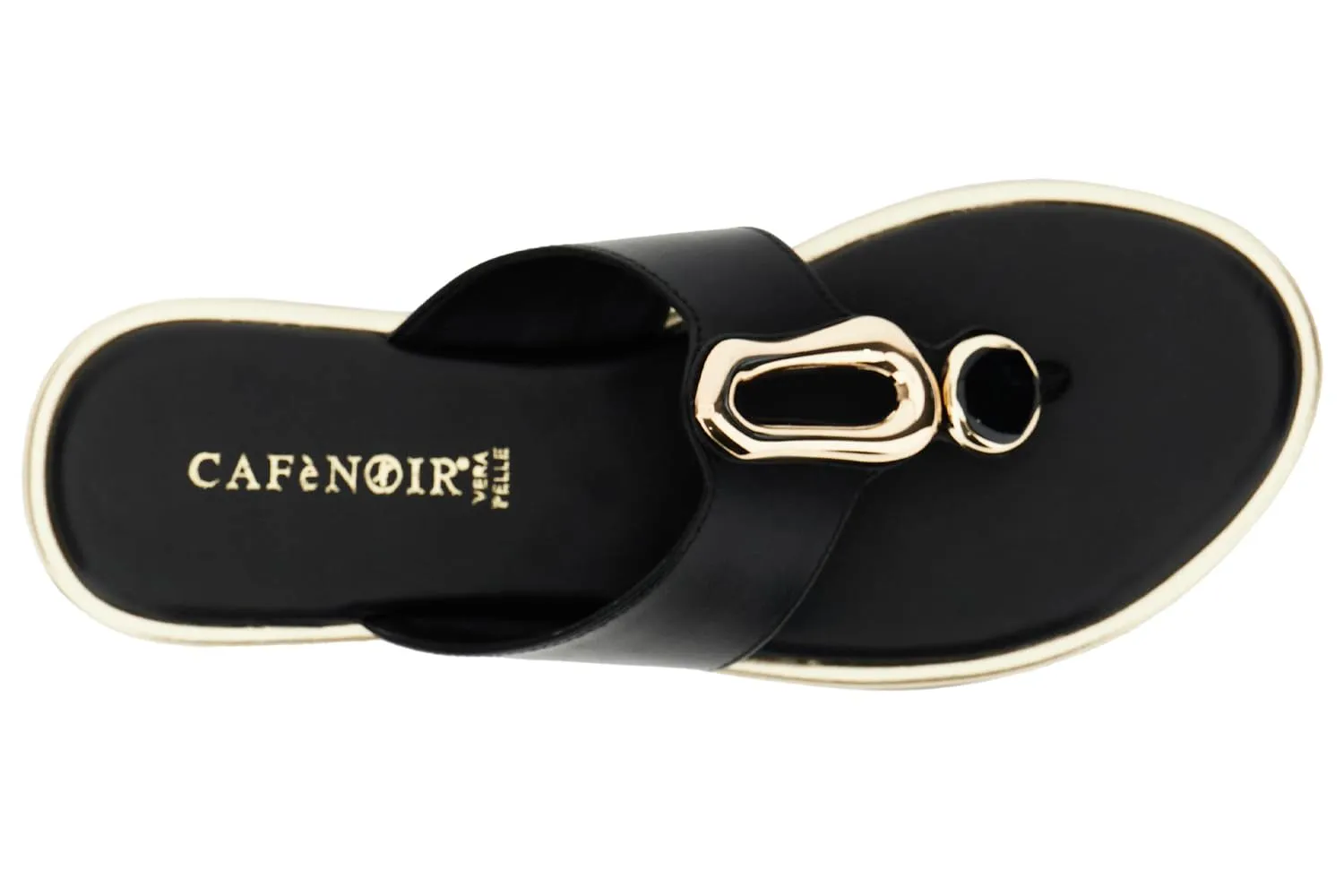 CafèNoir Sandali Infradito Pelle Nero 39