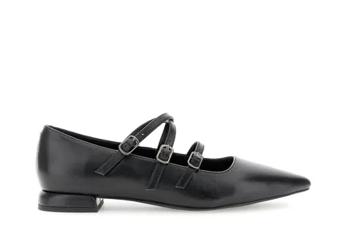 CafèNoir Ballerine Triplo Laccino Nere a Punta
