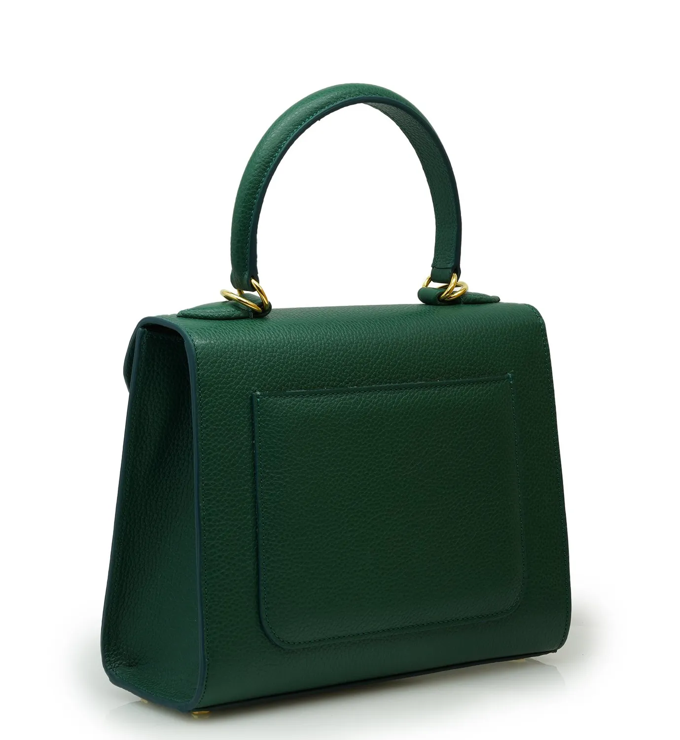 Cardinal Milano First Lady Diamond Borsa Pelle Martellata Verde