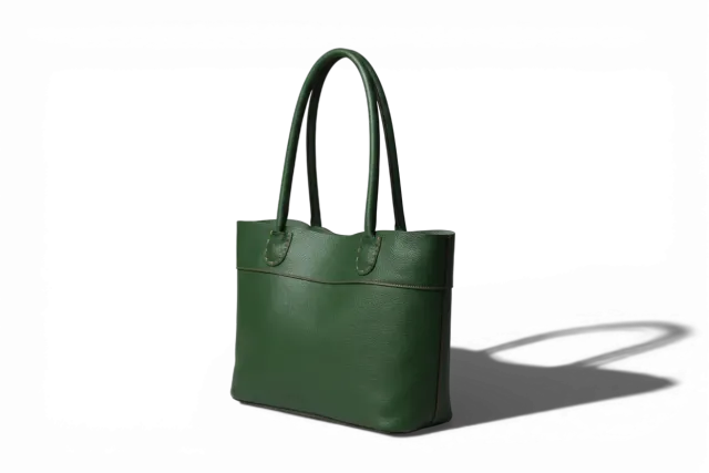 Aigin Milano Handmade Tote Borsa Pelle Miele da Spalla