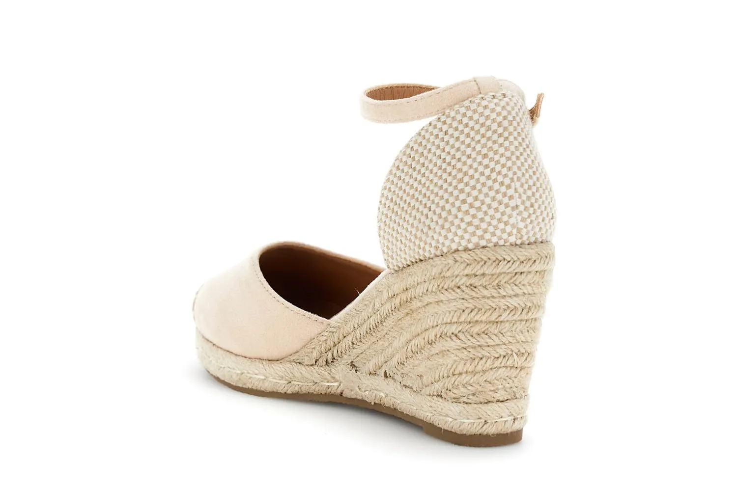 CafèNoir Sandali Donna Zeppa 8,3 cm in Microfibra Corda