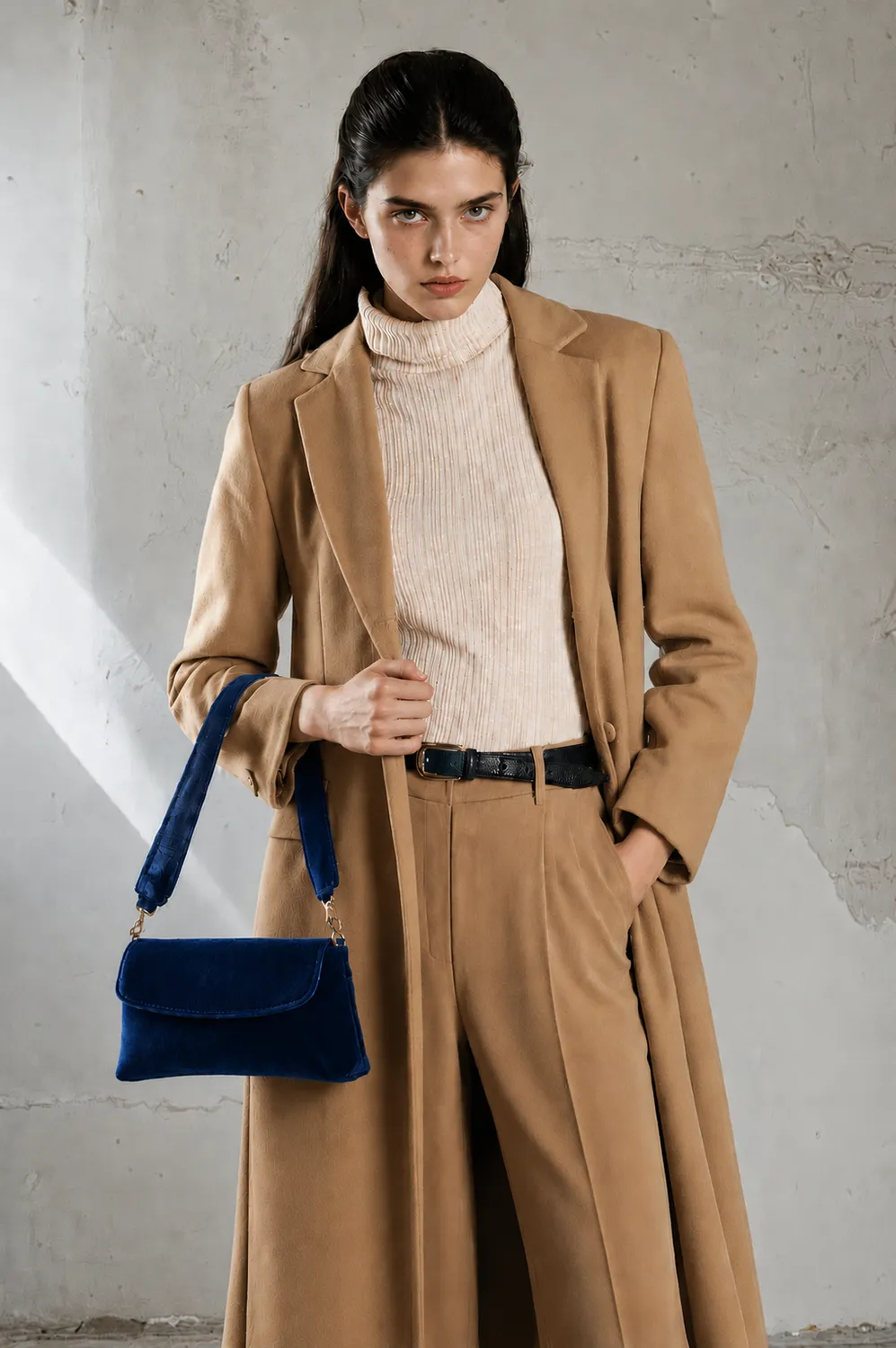 Figus Francesina Velluto borsa spalla rosso rubino