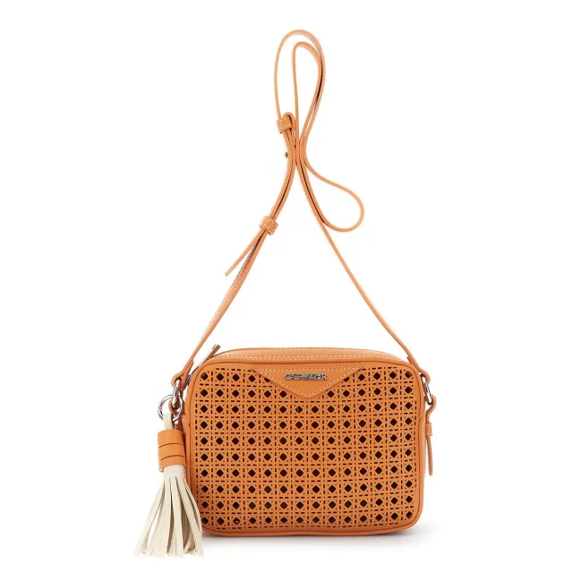 CafèNoir Camera Bag Traforata Arancio da Donna