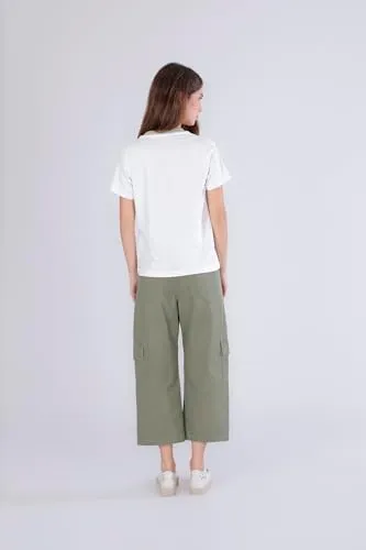 CafèNoir T-Shirt Logo Lurex Off White