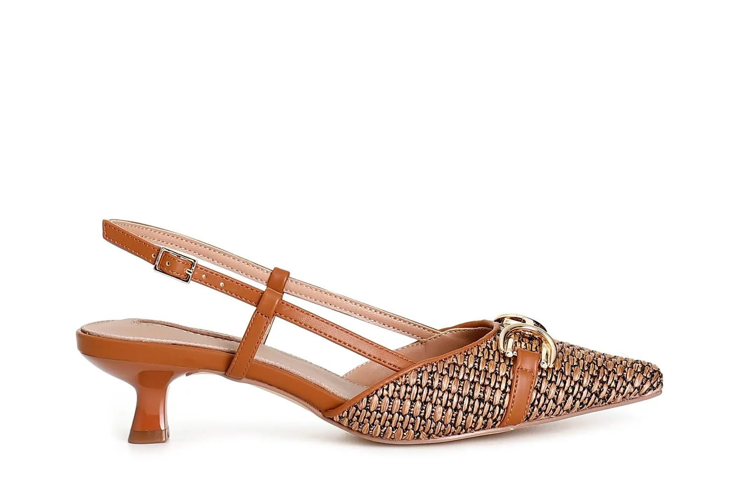 CafèNoir Décolleté Slingback Osso Nero 36 Tacco 5 cm