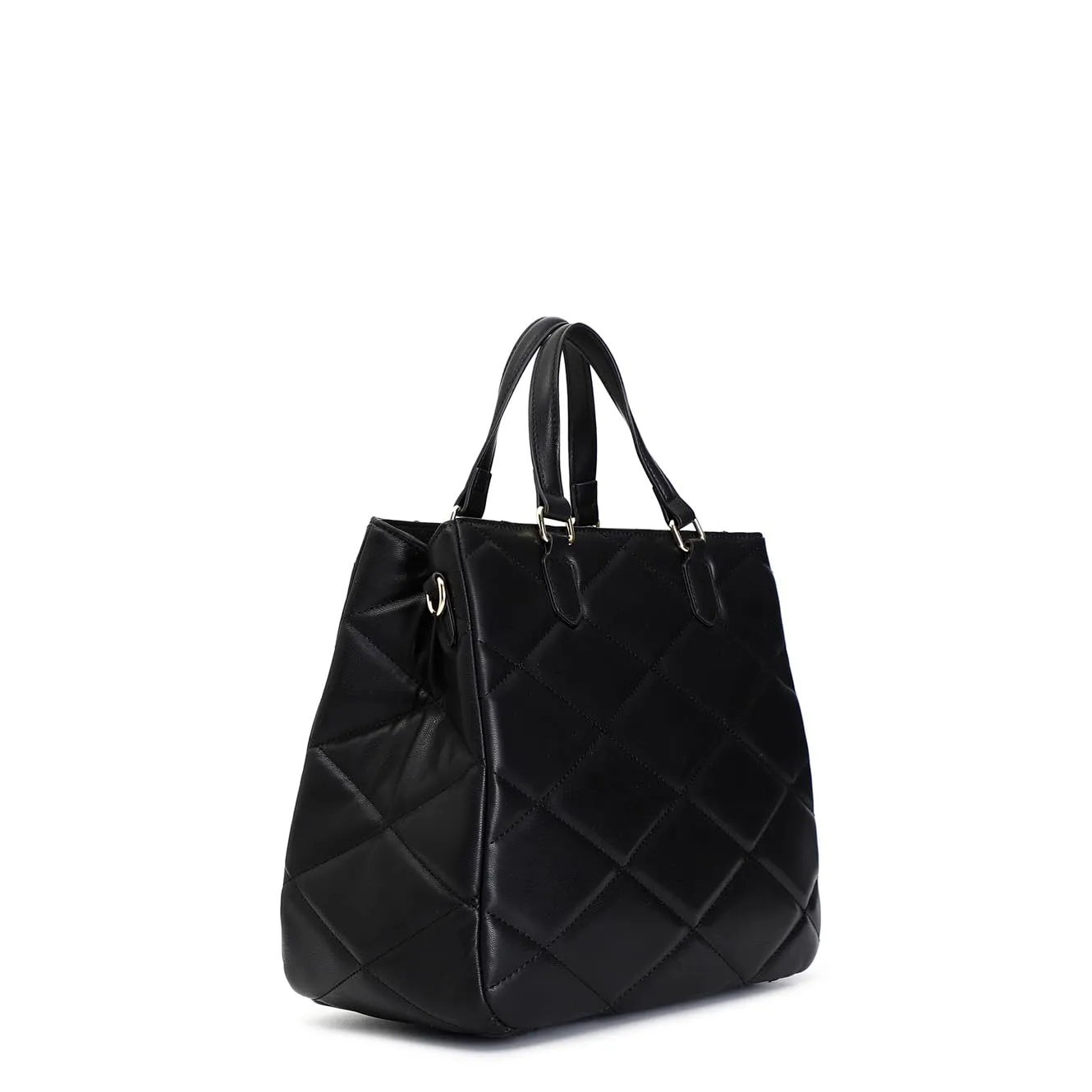 CafèNoir Trapuntata Borsa Shopping Nera Borchie