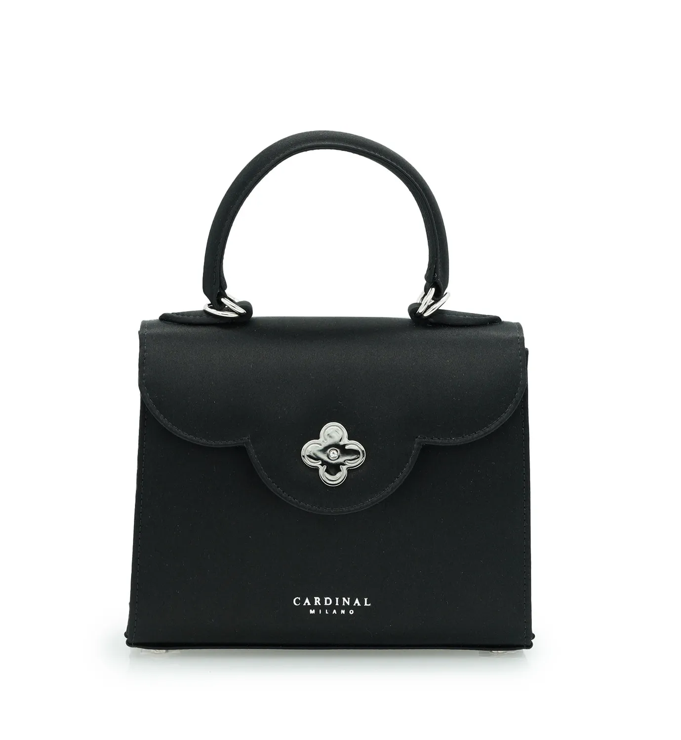 Cardinal Milano First Lady Black borsa seta nera