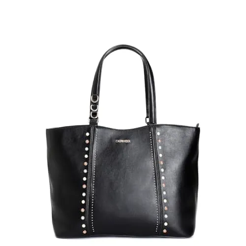 CafèNoir Shopping Cabochon Nera Borsa Rivetti
