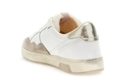 CafèNoir Sneakers pelle bianco beige 39
