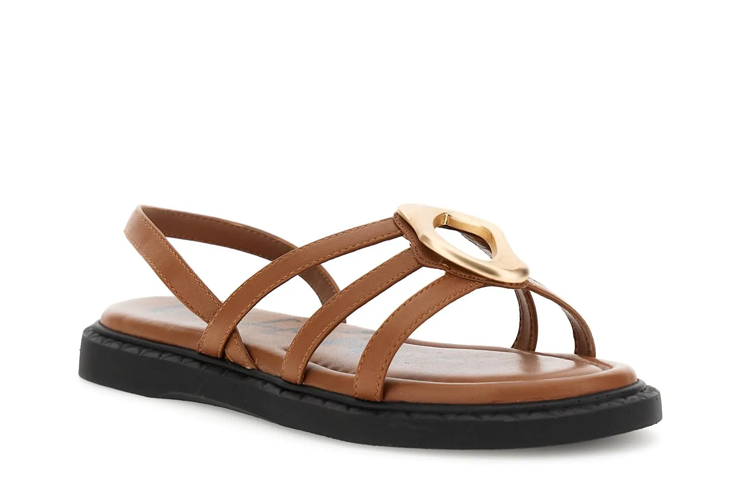 CafèNoir Sandalo Nappa Cuoio Accessorio Oro 36