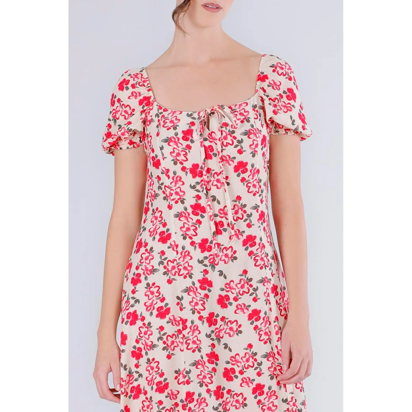 CafèNoir Abito Stampato Donna Fiore Multirosso smock