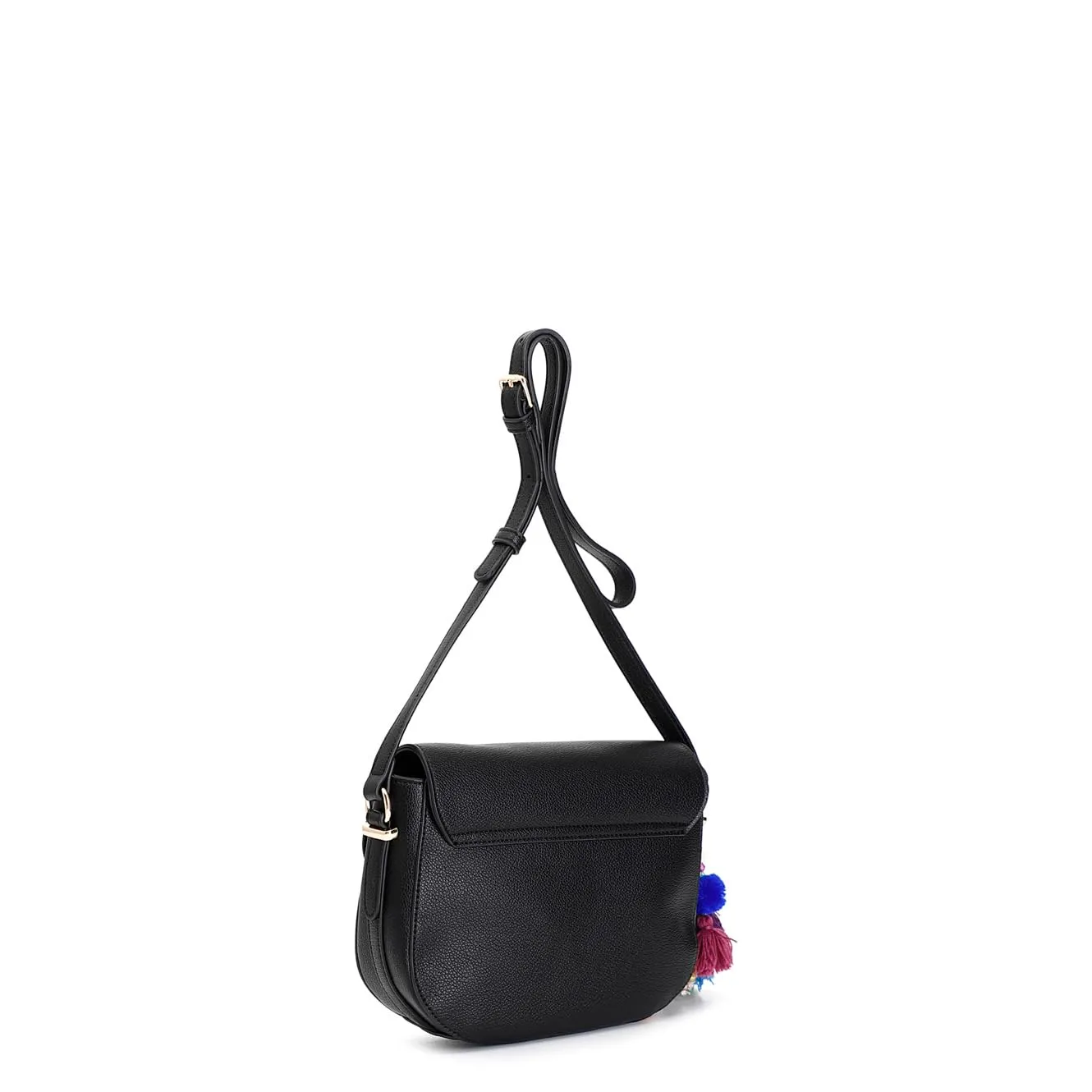 CafèNoir Pattina Borsa Spalla Donna Nera Ecopelle
