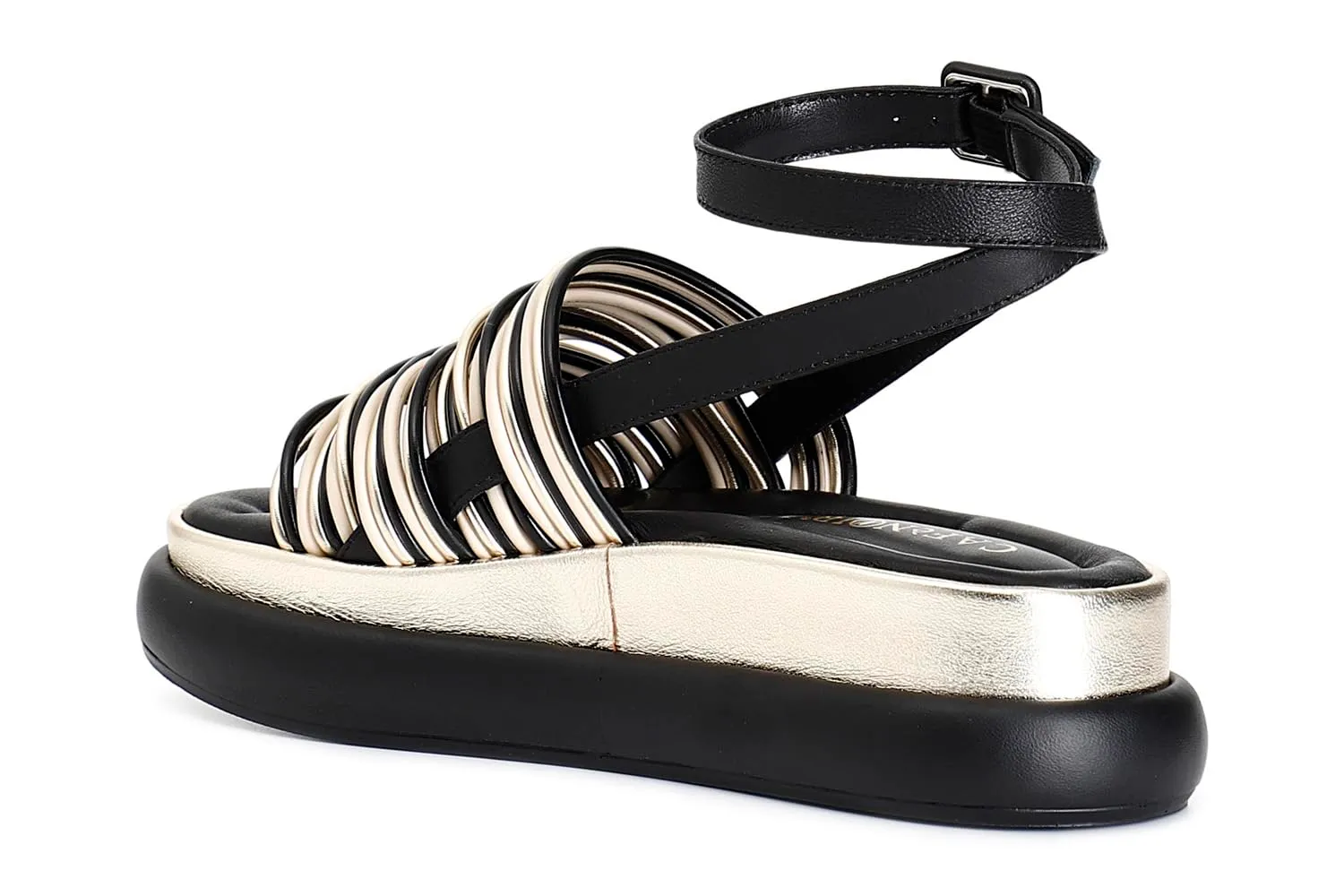 CafèNoir Sandali Donna Multilistini Multi Nero 39