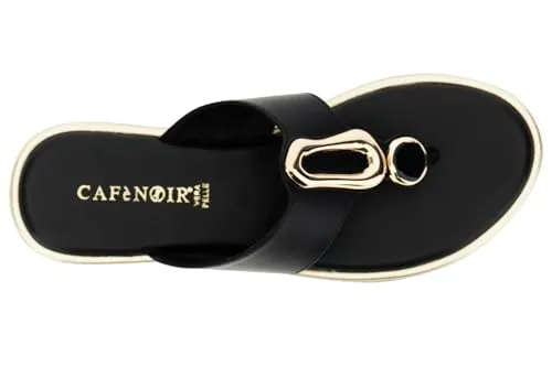 CafèNoir Sandali Infradito Pelle Nero 39