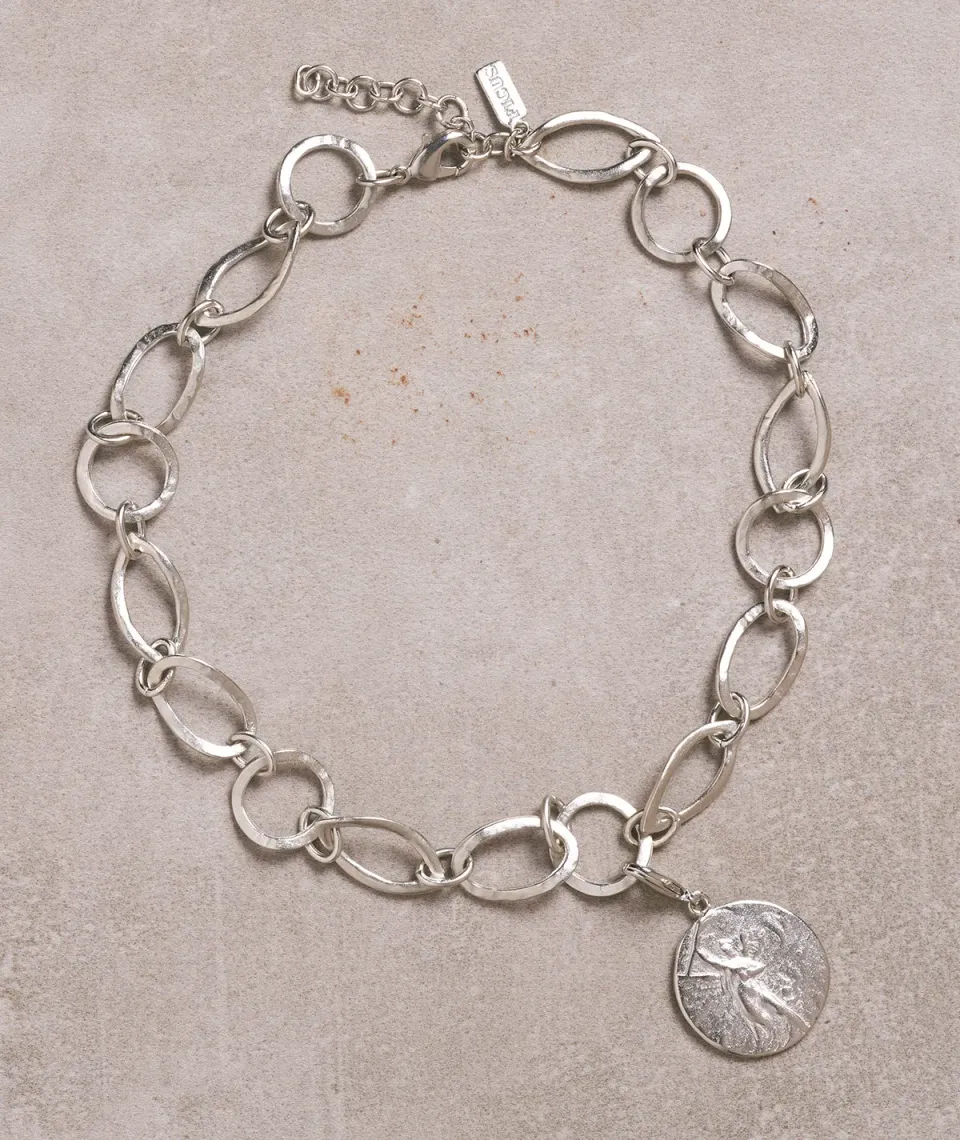 Figus Moneta Silver collana girocollo argento