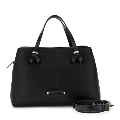 CafèNoir Tote Piccola Nera Effetto Pelle Martellata