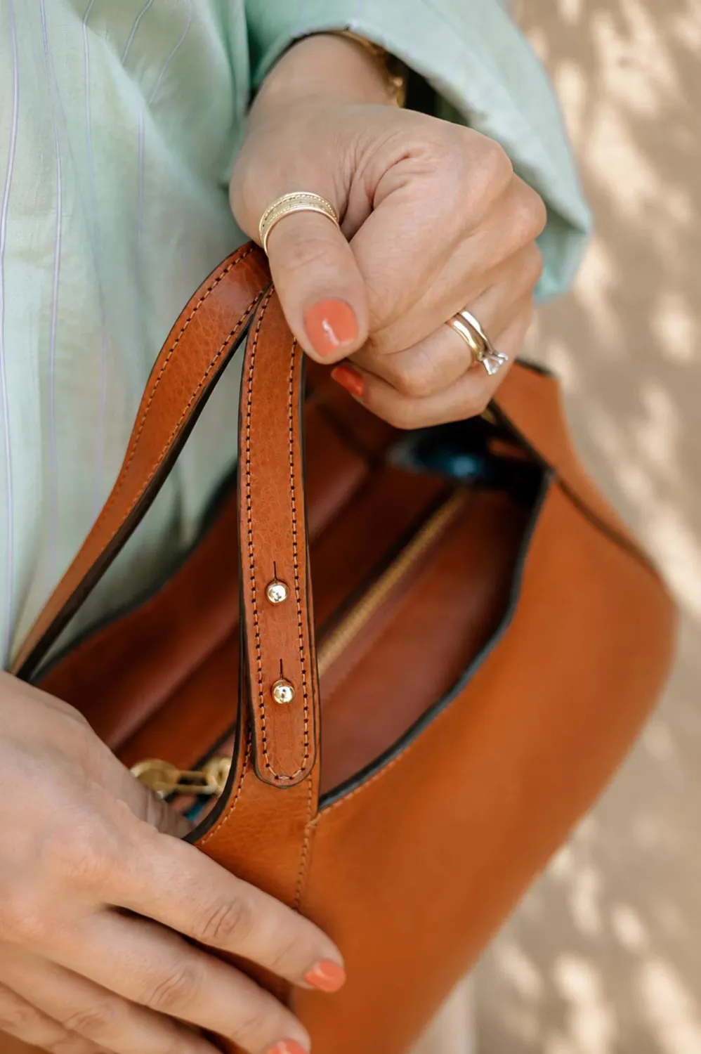 Aigin Milano Leather in Motion borsa pelle piccola