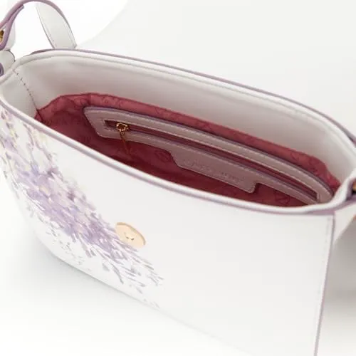 CafèNoir Borsa a spalla donna stampa macro fiore