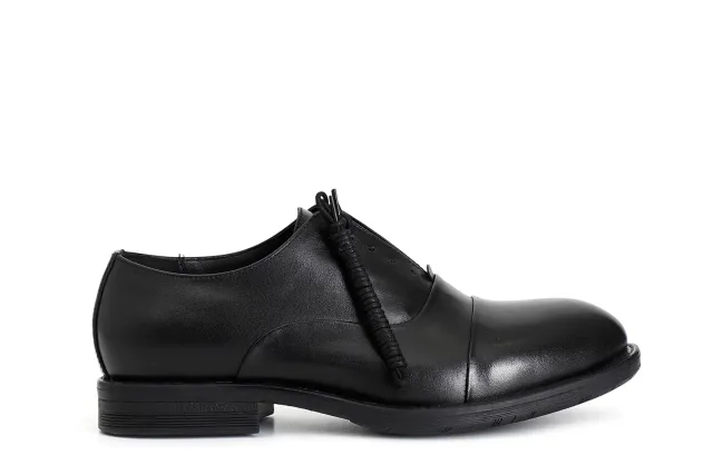 CafèNoir Francesina Uomo in Pelle Nero Stringata