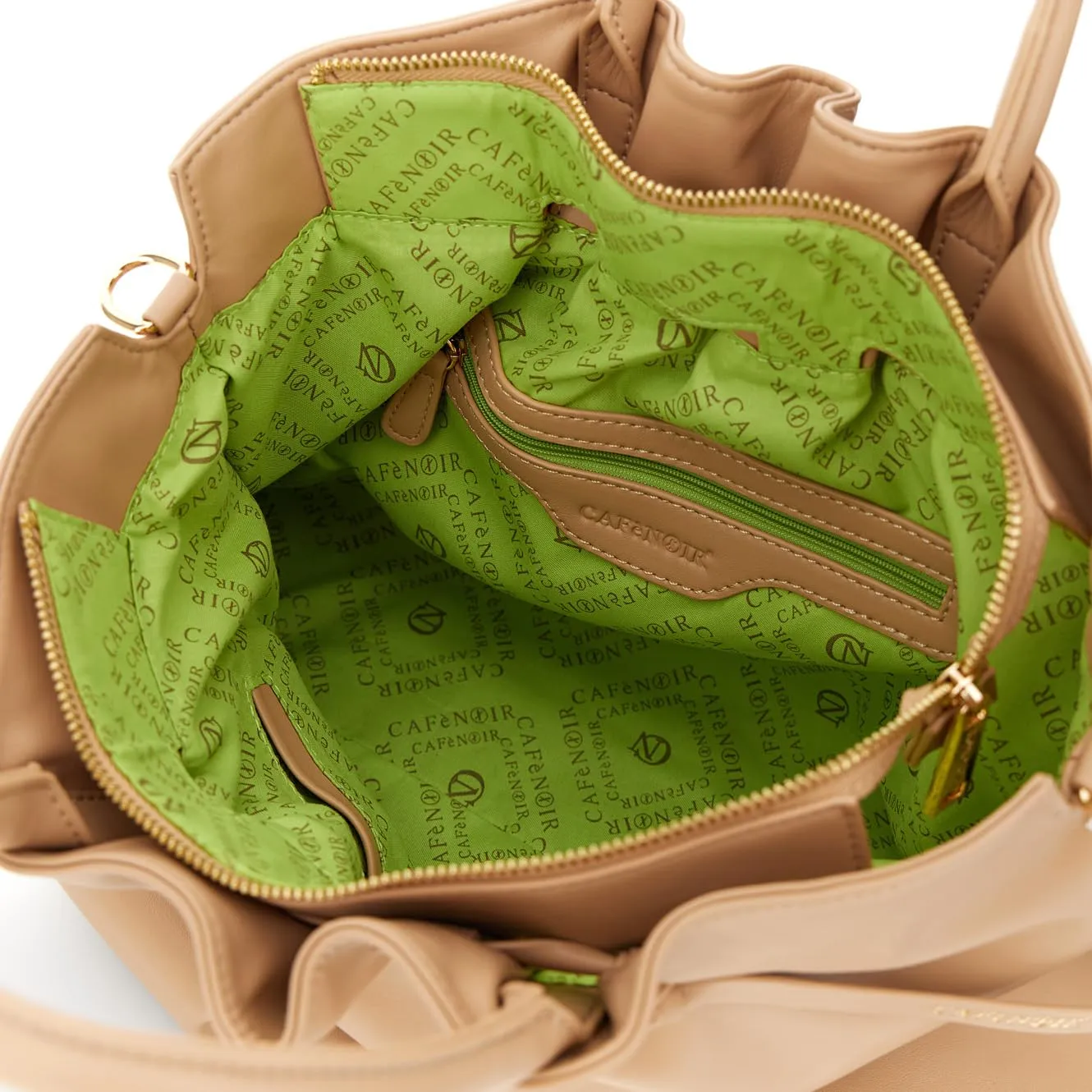 CafèNoir Borsa Grande Morbida Pieghe Effetto Nappa