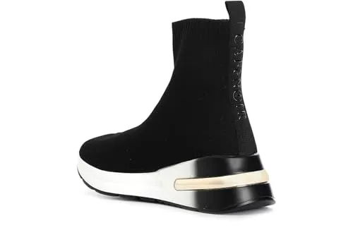 CafèNoir Running Alta Sneakers Donna Nero Tessuto