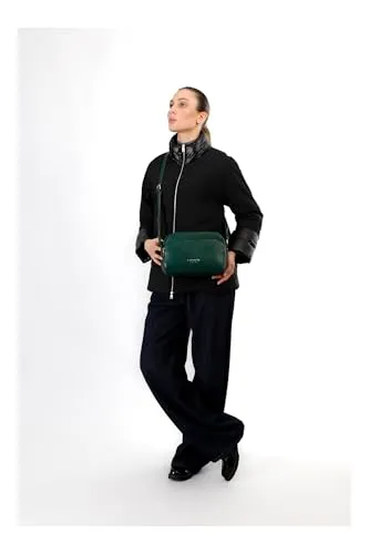 CafèNoir Camera Bag borsa tracolla donna con tasca zip round