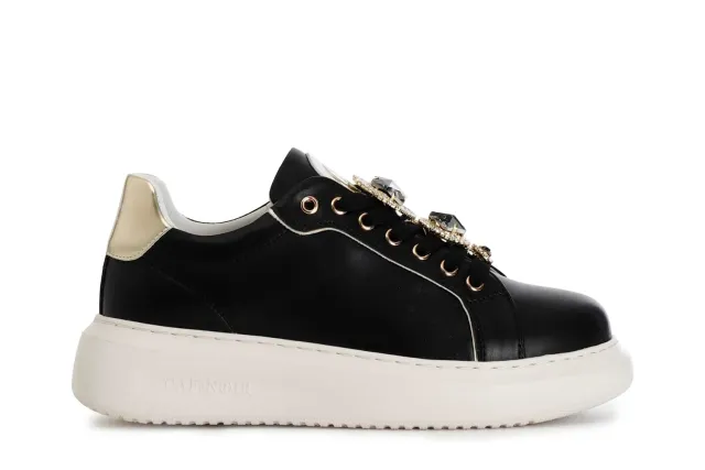 CafèNoir sneakers donna pelle bianco bordeaux 39 EU
