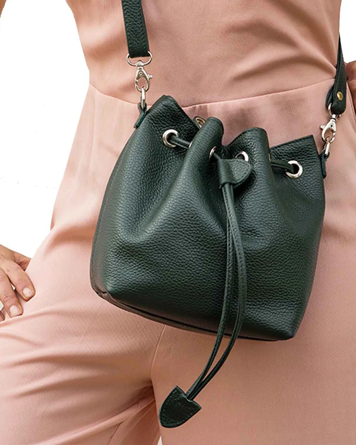 Figus Bucket borsa secchiello pelle tracolla
