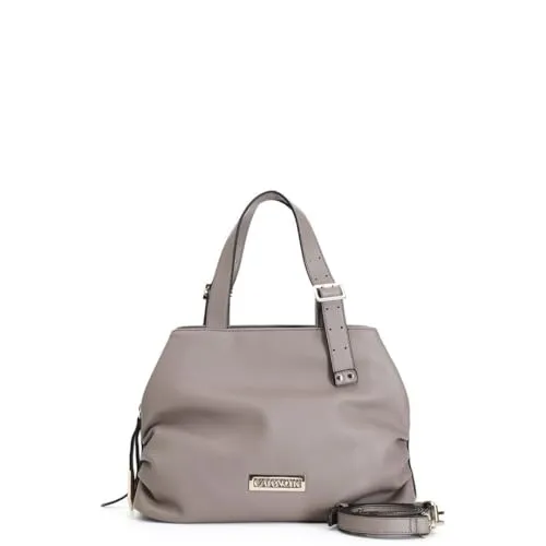 CafèNoir Bauletto M005 manico fibbia borsa taupe