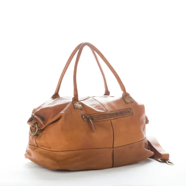 La Via Firenze Butter Collection V074 borsa viaggio cuoio weekend