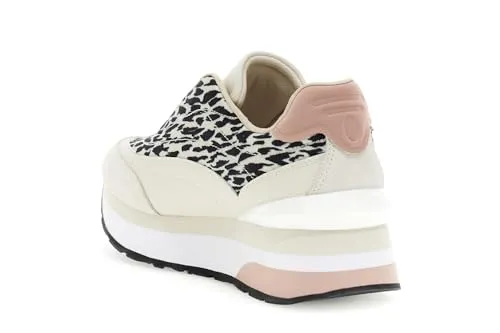 CafèNoir Sneakers Donna Nylon Animalier 39 Nero